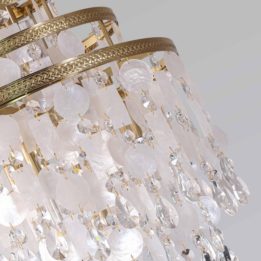 подвесная люстра delight collection d8138p/d600 gold