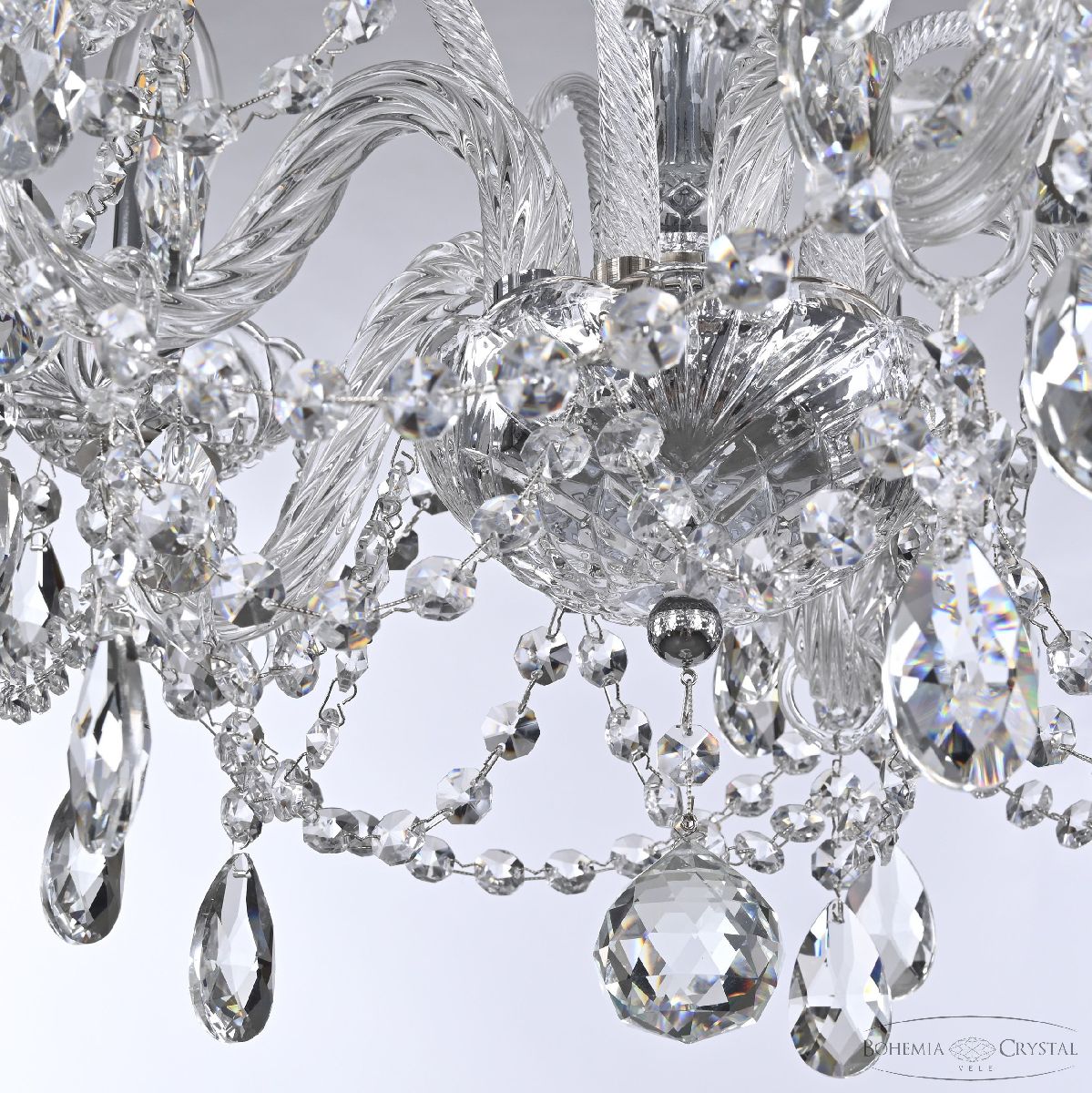 подвесная люстра bohemia ivele crystal 105/5/141 ni