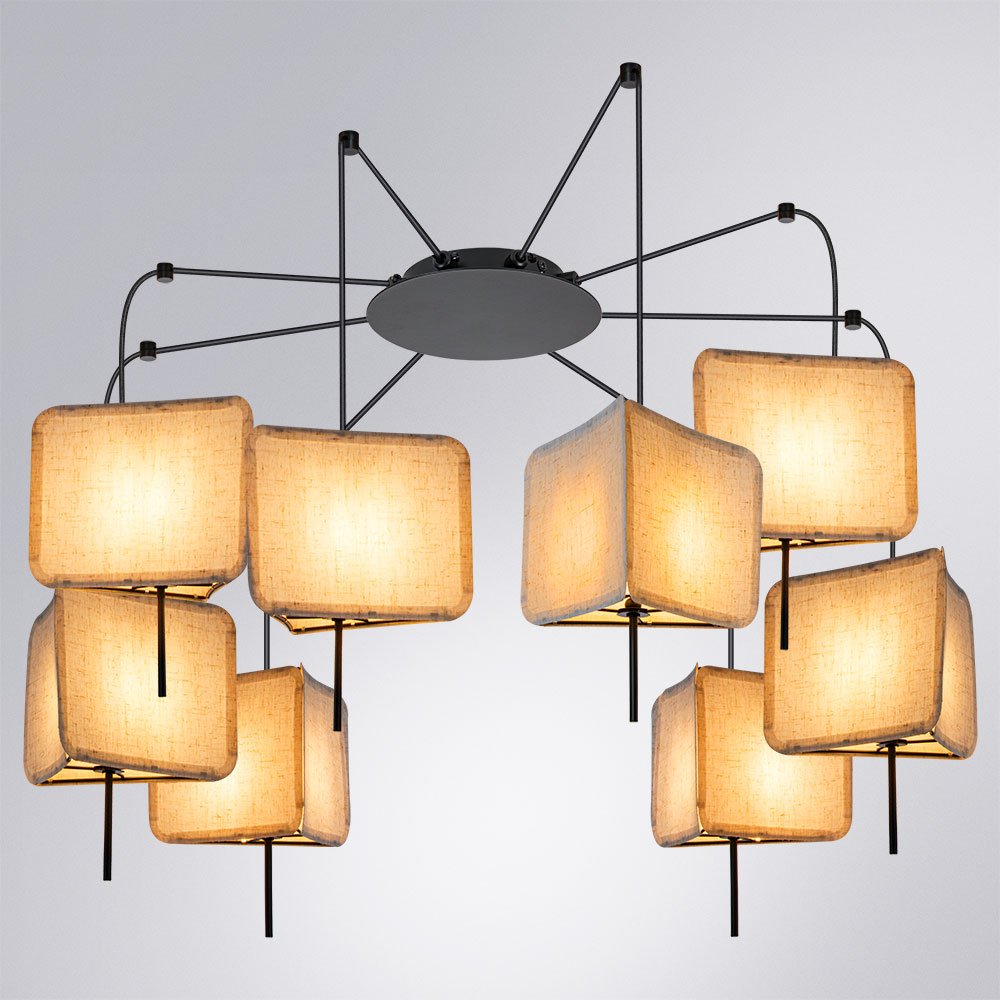 подвесная люстра arte lamp trixie a7084sp-8bk