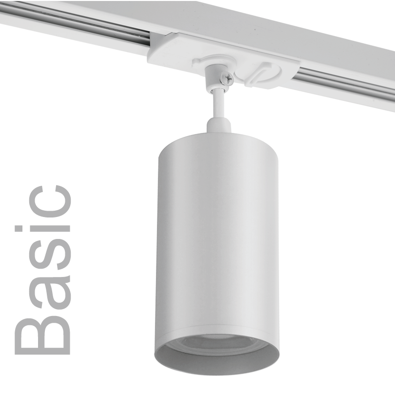 трековый однофазный светильник wolta basic wtl-gu10/03w