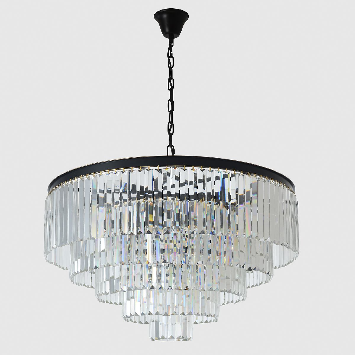 подвесная люстра crystal lux maxime sp13 black