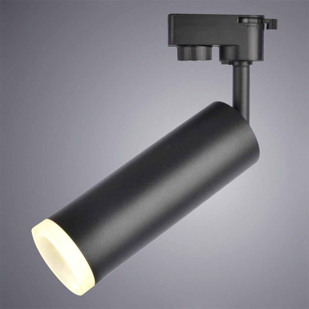 трековый светодиодный светильник arte lamp a6810pl-1bk