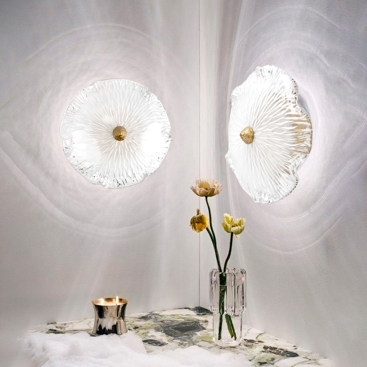 настенный светильник loft it bloom 10352w/a ab