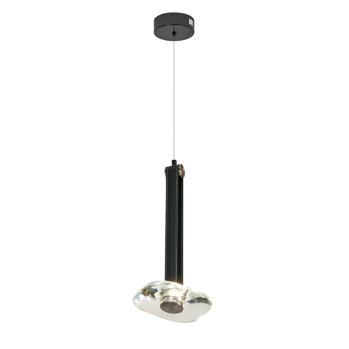 подвесной светильник delight collection od2553-1a black/clear