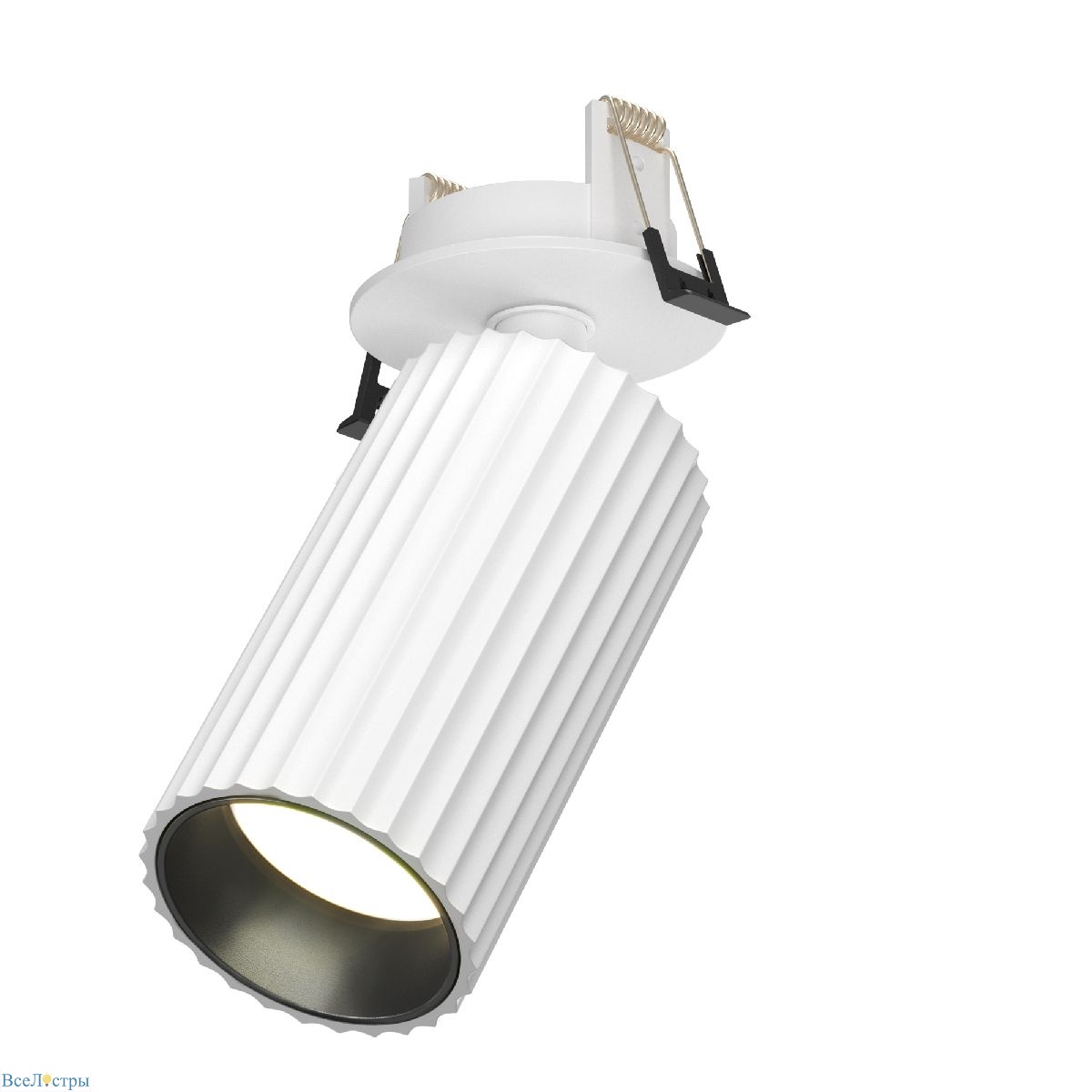 встраиваемый спот maytoni calipso c110cl-01-gu10-w