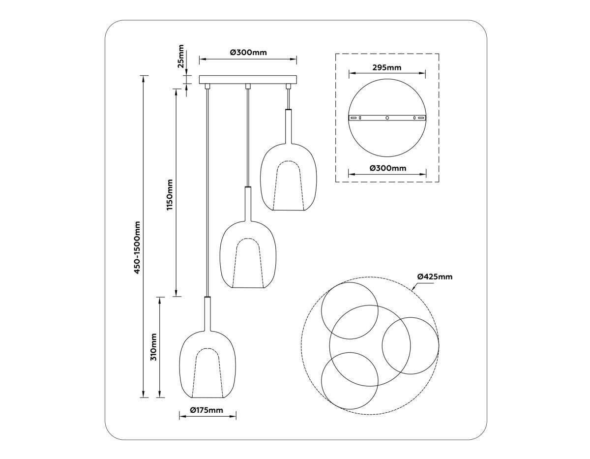 подвесной светильник ambrella light high light modern lh11151