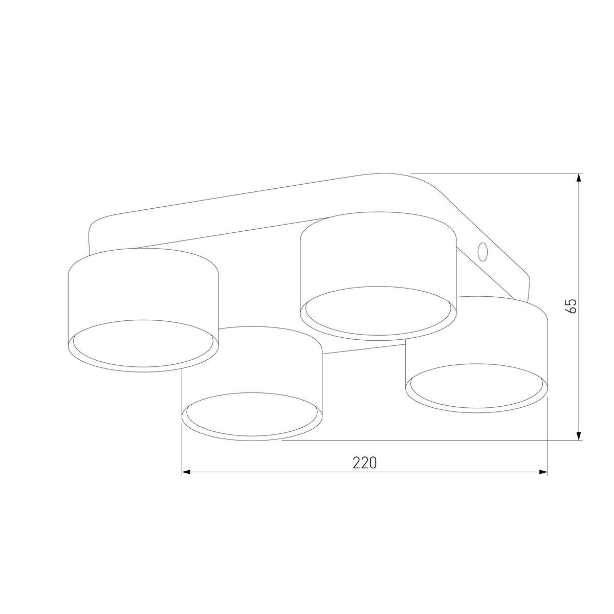 потолочная люстра tk lighting 3401 space black