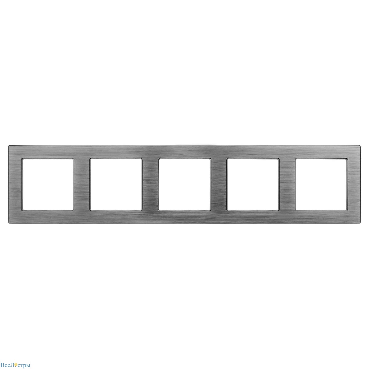 рамка на 5 постов arlight frm-presto-als-5-gr 043864