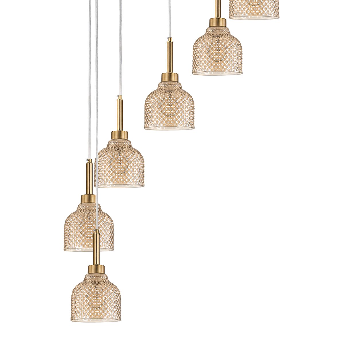 каскадная люстра indigo caramella v000433