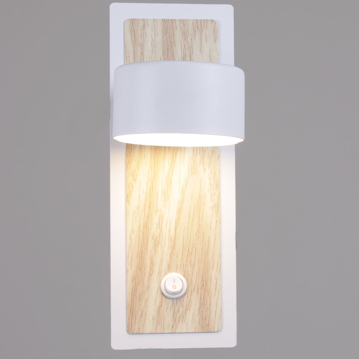 настенный светильник reluce 12540-0.2-01 wh+wood