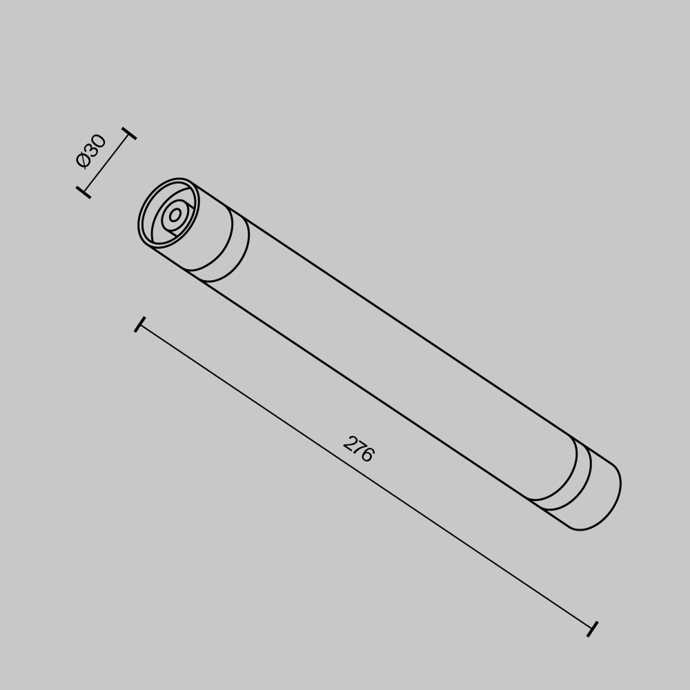 соединитель maytoni shelf ca011-l300-b