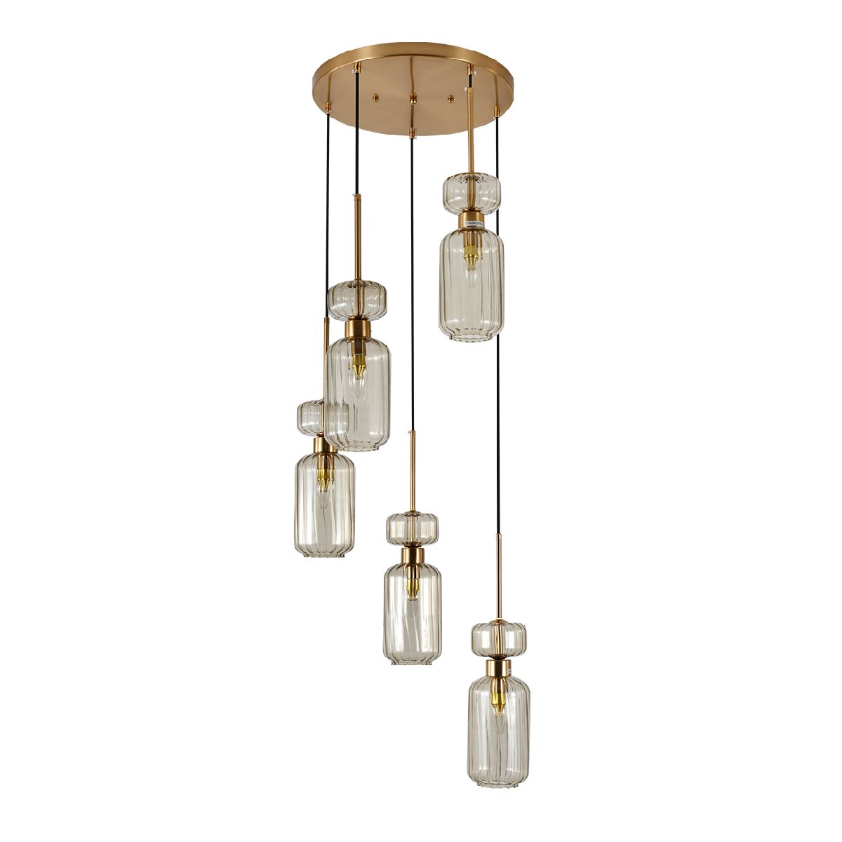 каскадная люстра escada gloss 1141/5s beige