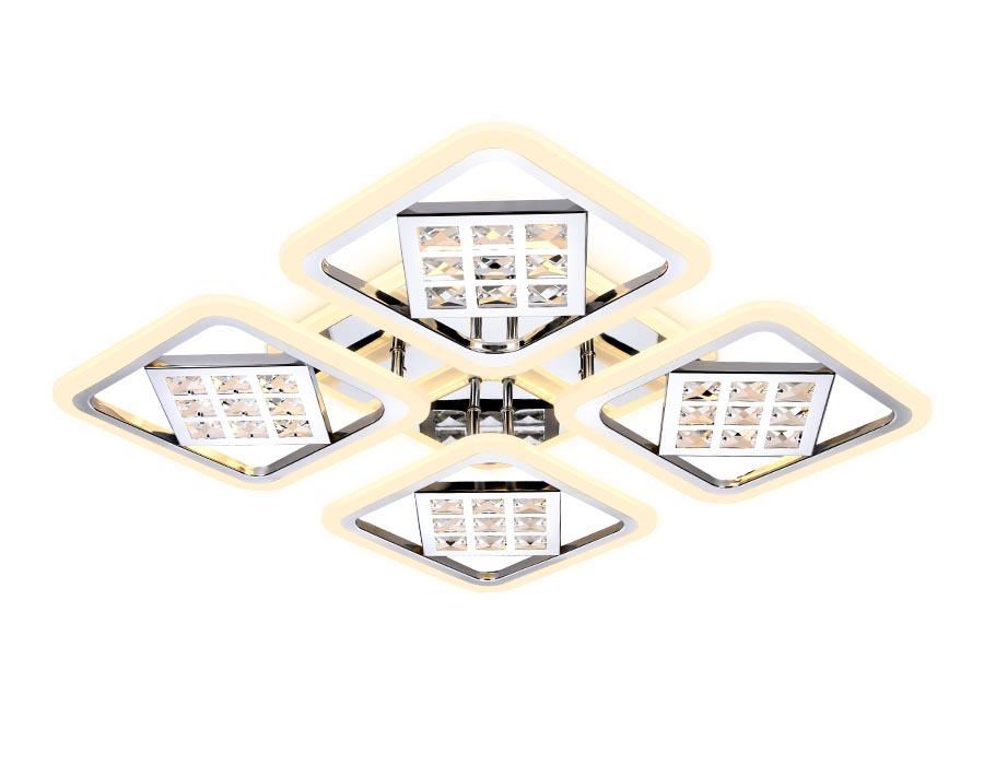 потолочная светодиодная люстра ambrella light acrylica ice fa288