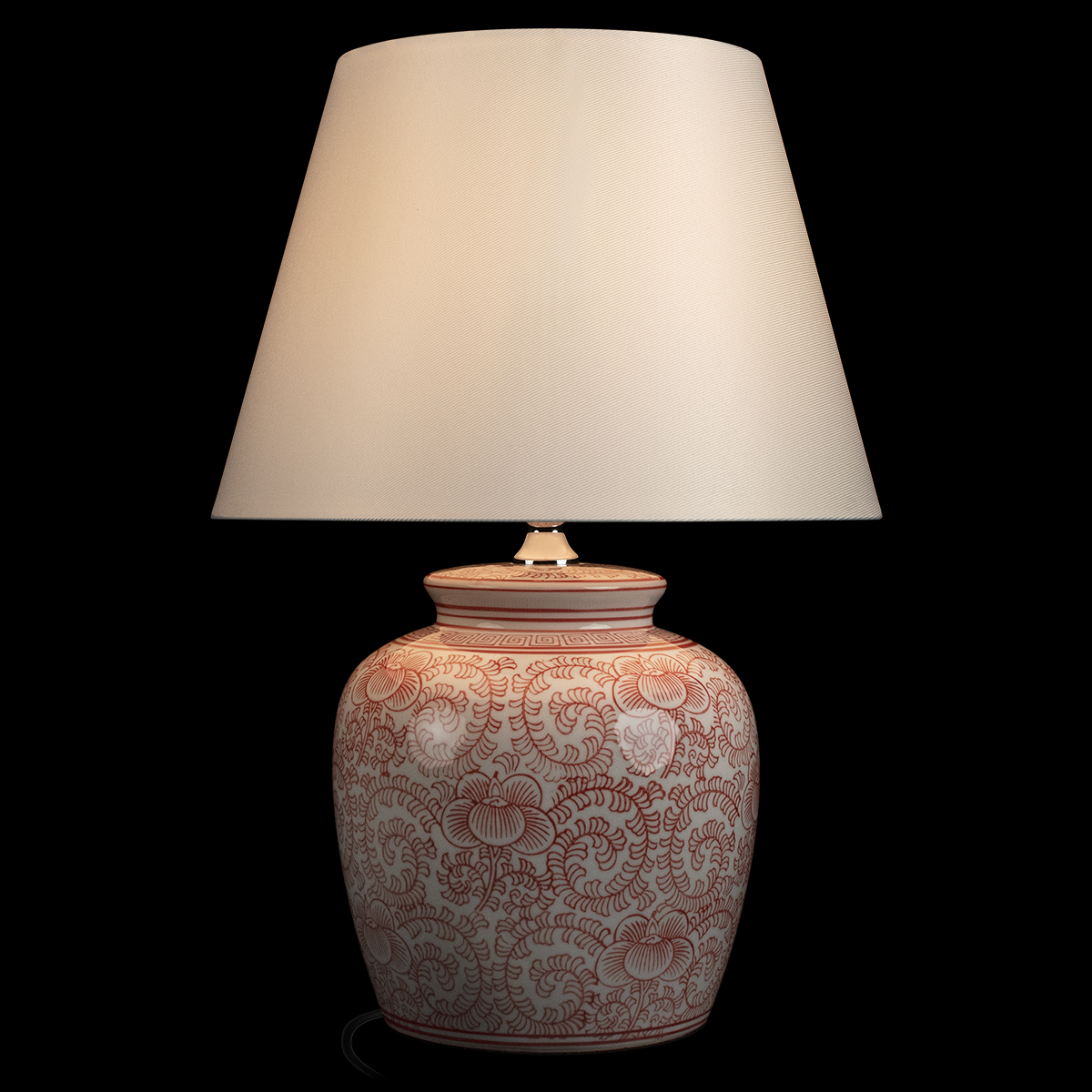настольная лампа loft it orchid 10491t red