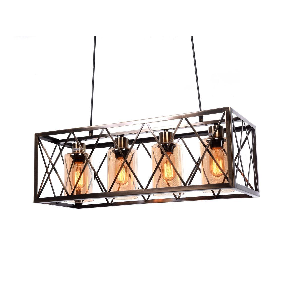 подвесная люстра lumina deco nortis ldp 11775-4