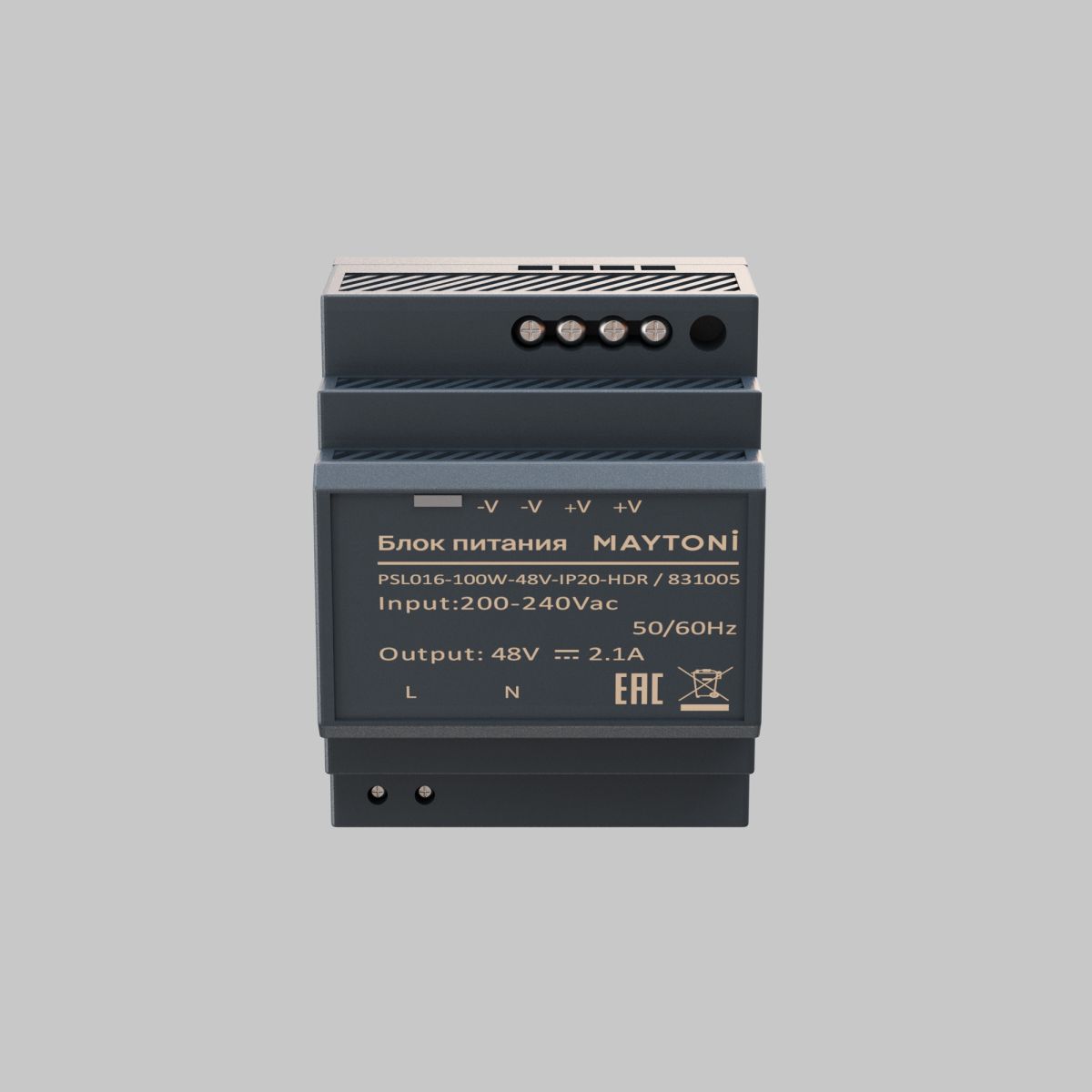 блок питания maytoni psl016 100вт 48в ip20 831005