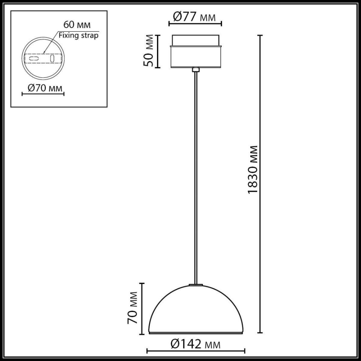 подвесной светильник odeon light l-vision lulu 5452/6l