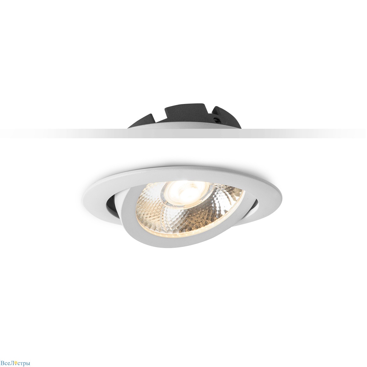 встраиваемый светильник delight collection da83 da8304dr диаметр 10.2