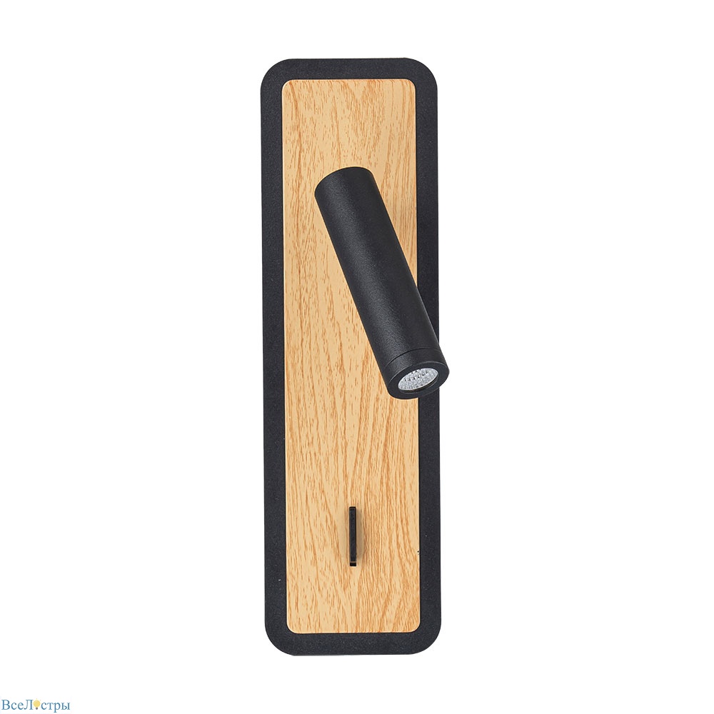 спот arte lamp wood a1990ap-3bk