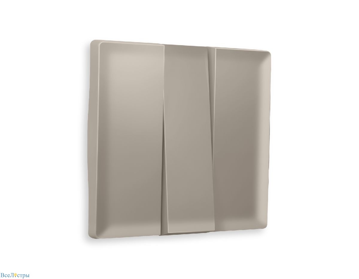 лицевая панель для выключателя трехклавишного ambrella volt alfa ap3650