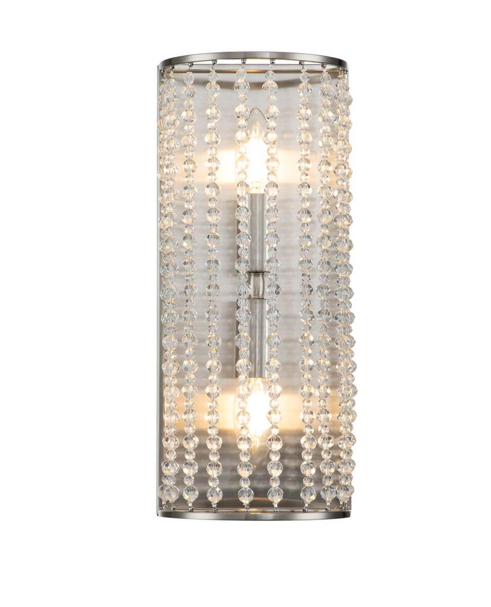 настенный светильник indigo ballo 12004/2w nickel v000277