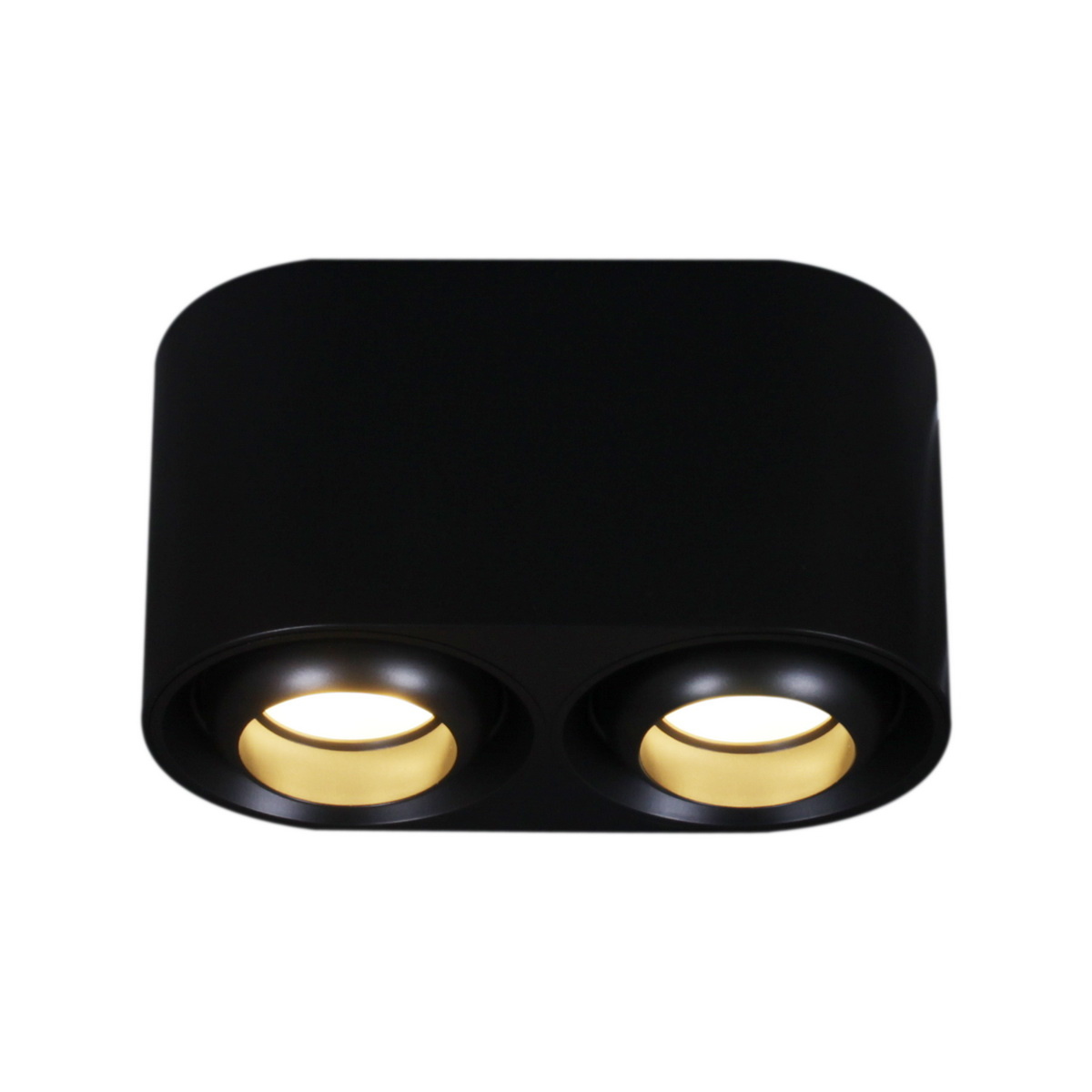 накладной светильник reluce 16123-9.5-002 gu10 bk