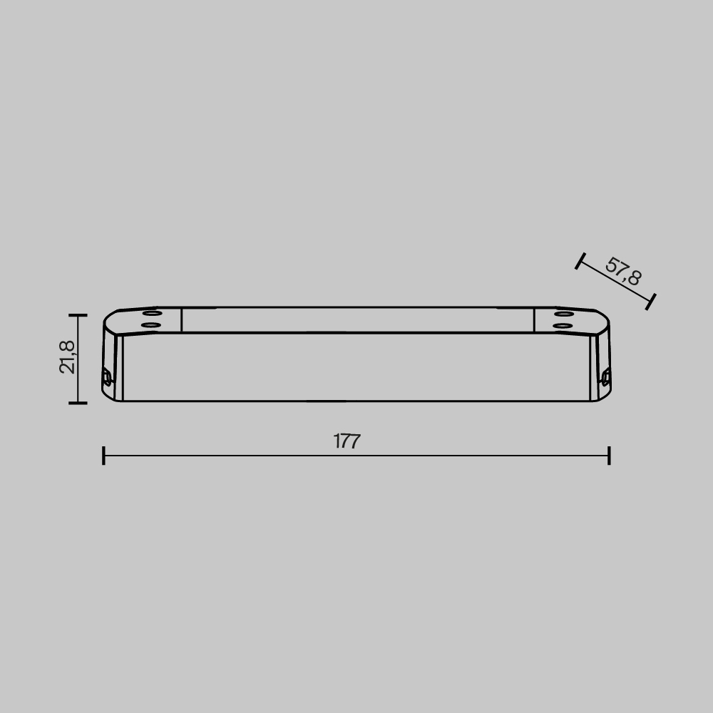 источник напряжения maytoni triac 50вт dc24в ip20 734006