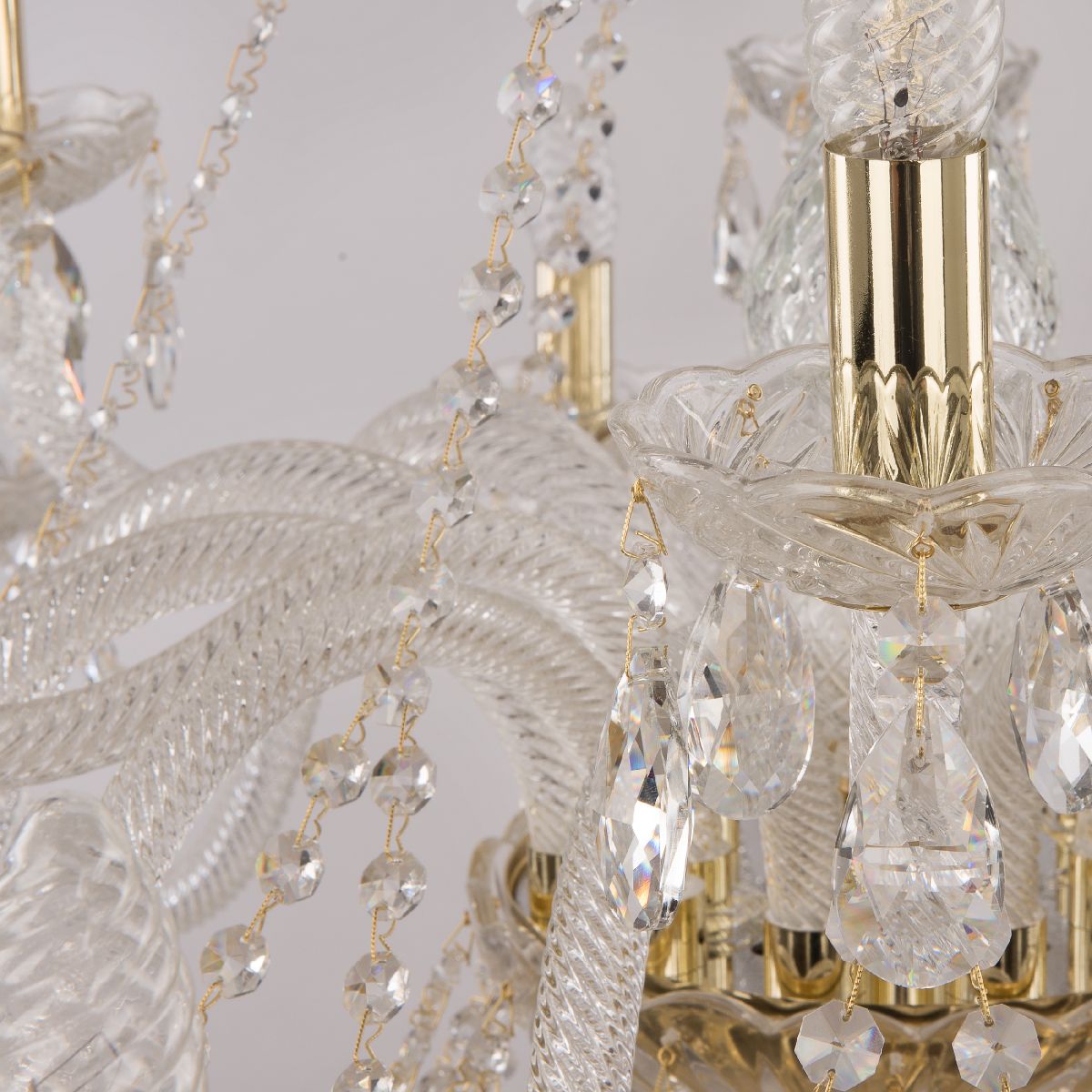 подвесная люстра bohemia ivele crystal 101/12+6/360 g