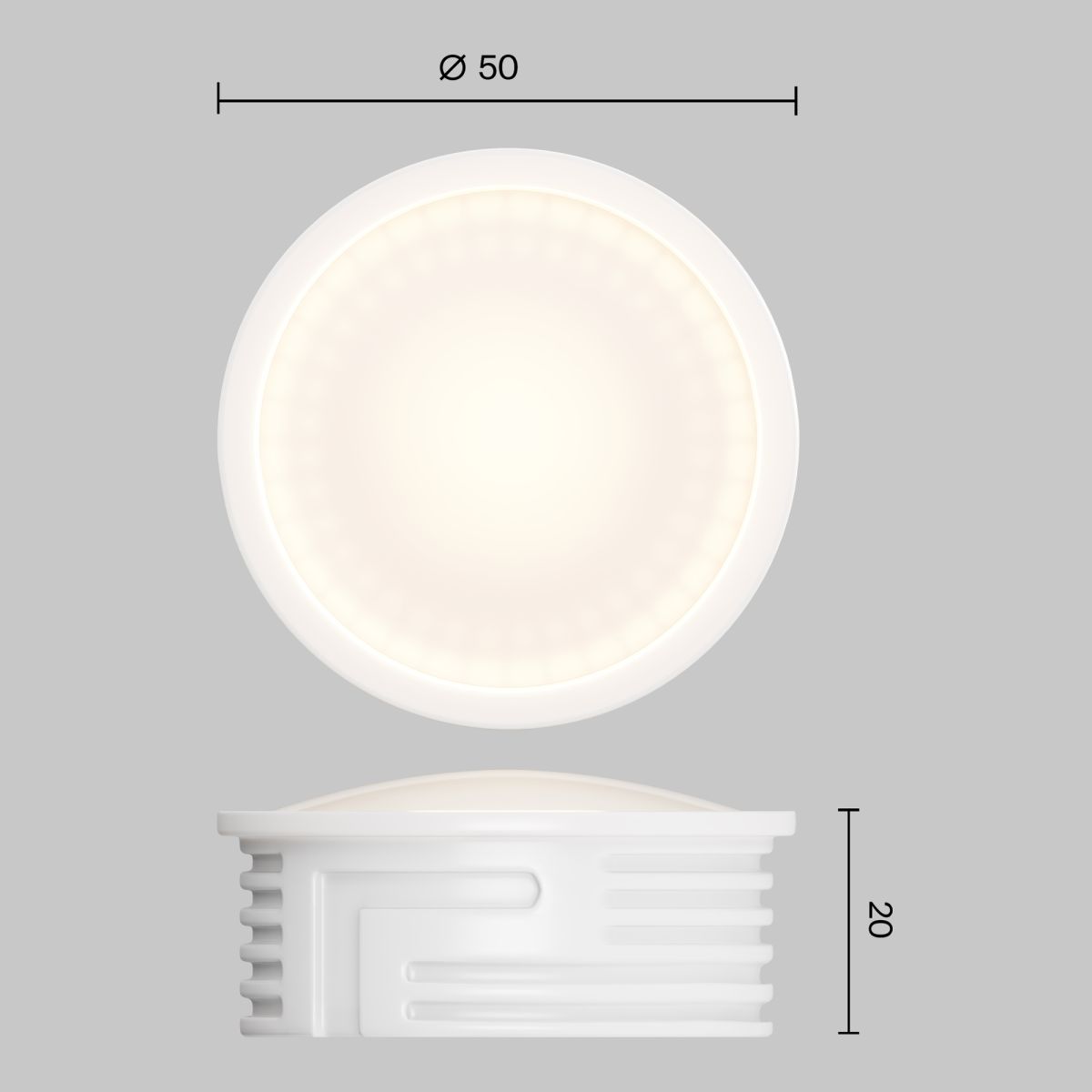 светодиодный модуль voltega module led 7w 2700k 7206