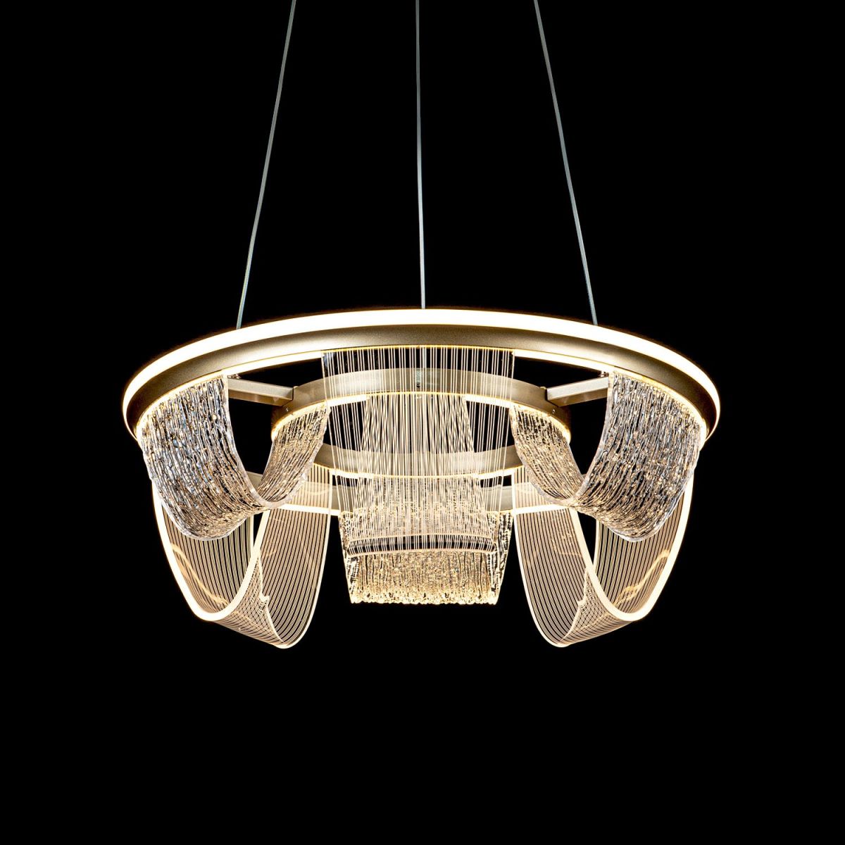 подвесной светильник led4u l7706-460 gd