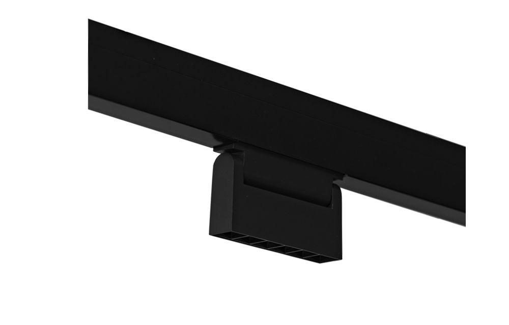 трековый светодиодный светильник для магнитного шинопровода crystal lux clt 0.33 002 6w bl t4000k
