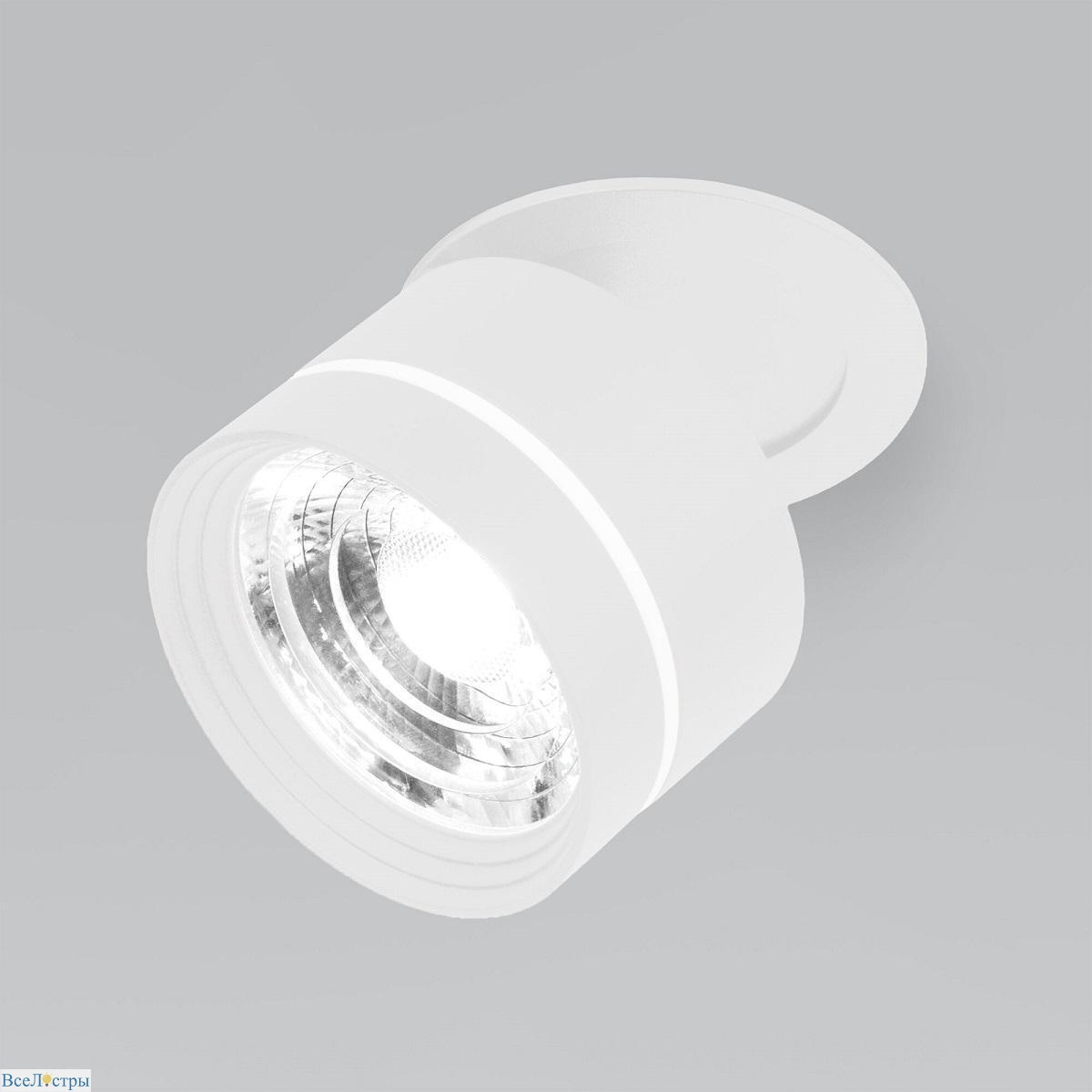 встраиваемый светодиодный светильник elektrostandard stark 25035/led 8w 4200k белый a062933