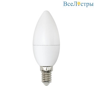 LED-C37-6W/WW+NW/E14/FR PLB01WH картон