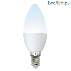 LED-C37-6W/NW/E14/FR/MB PLM11WH картон
