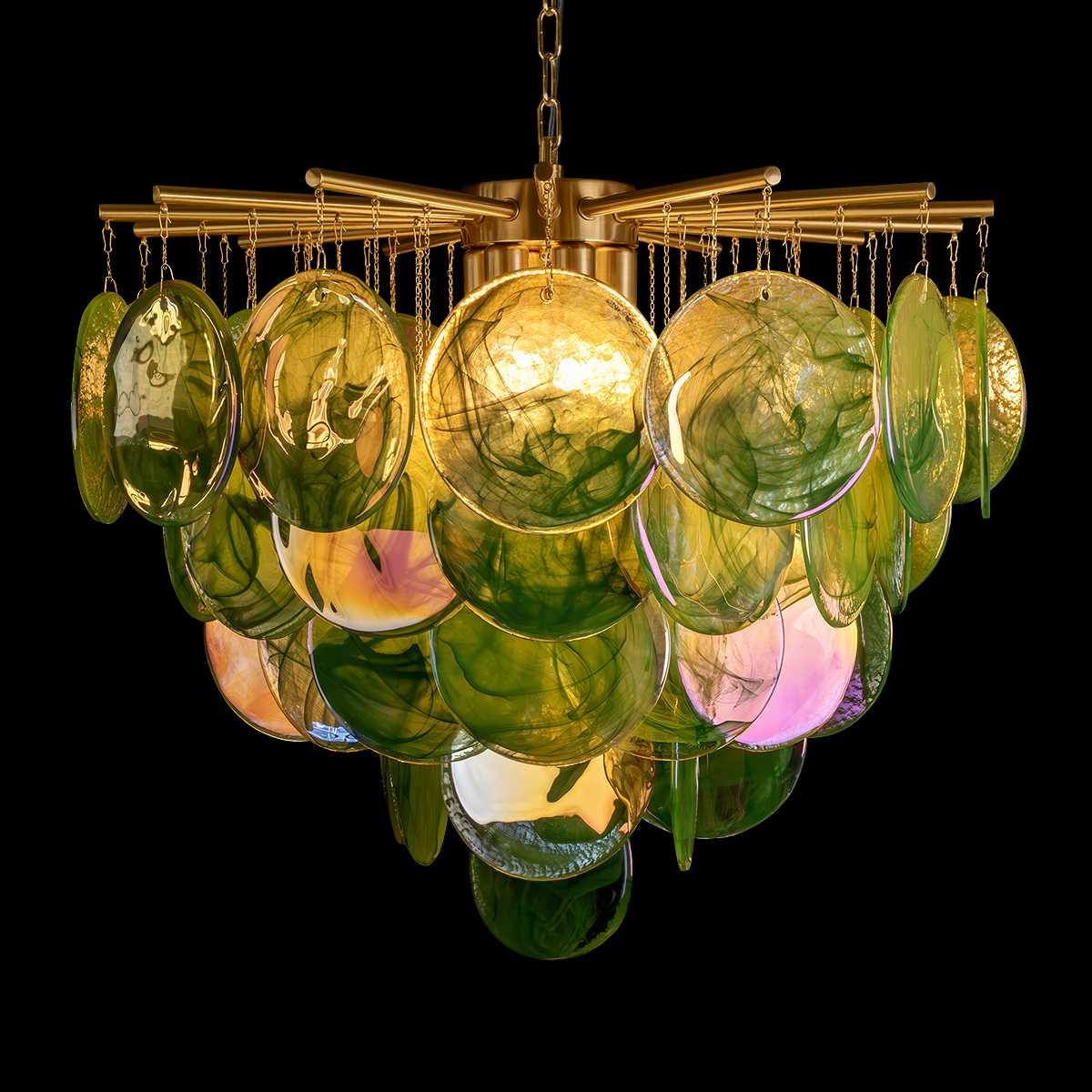 подвесная люстра loft it lolly 10492/600 green