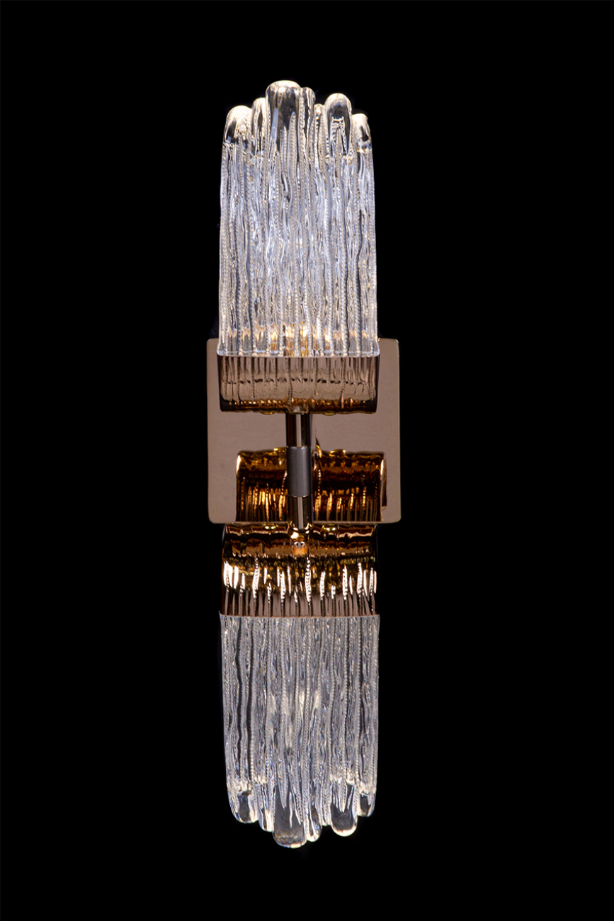бра cascade le7717/2w gold