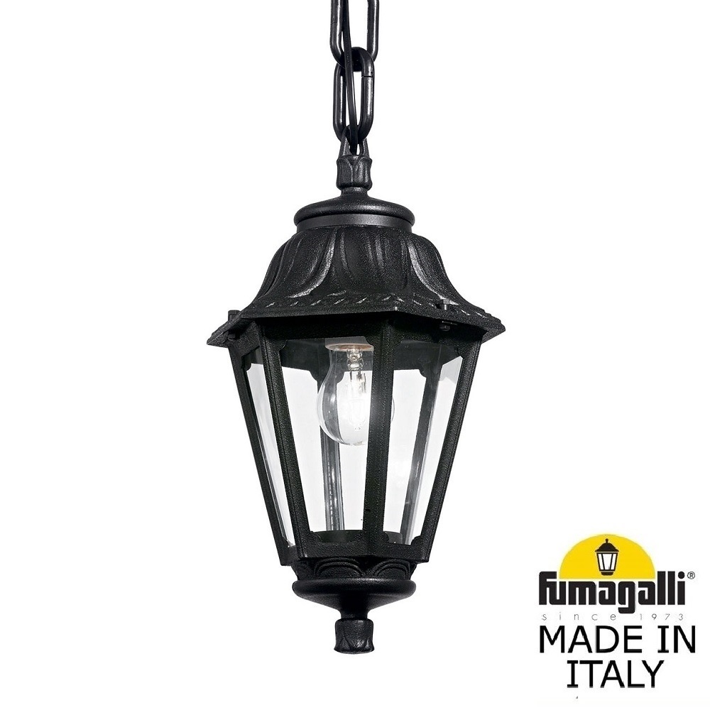 уличный подвесной светильник fumagalli sichem/anna e22.120.000.axe27