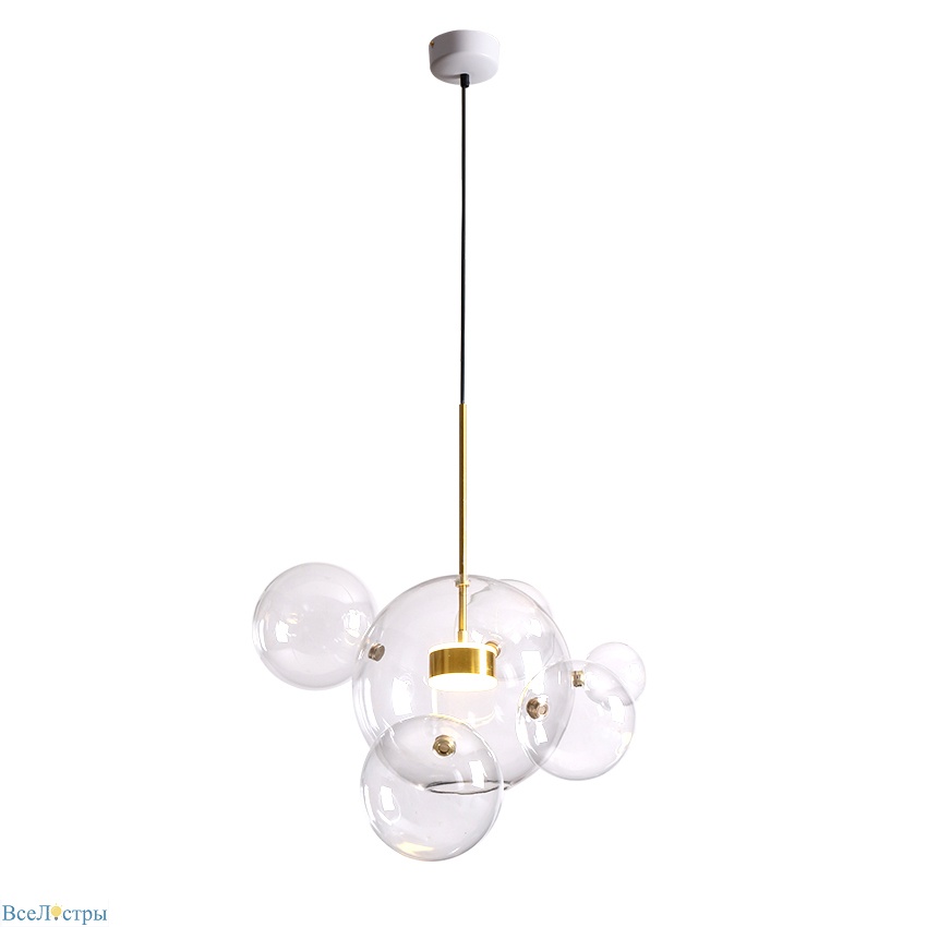 подвесной светильник bubbles st-0801-5+1 delight collection