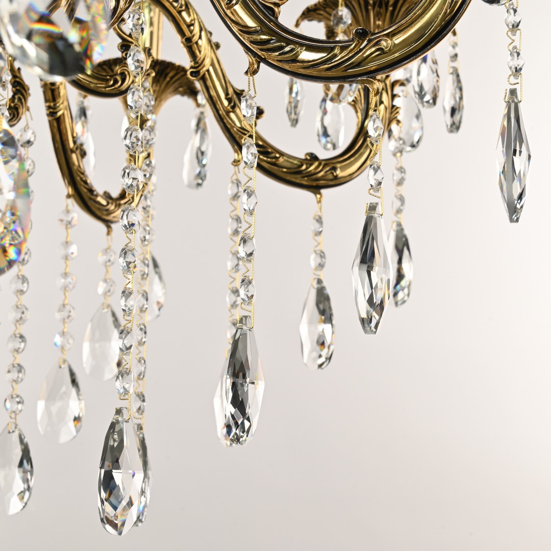 подвесная люстра bohemia ivele crystal al79101/8/250 b gb