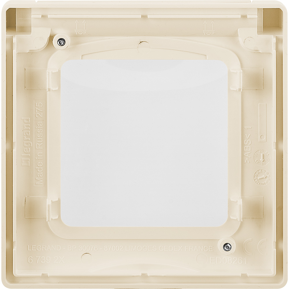 рамка с защитной крышкой legrand inspiria 673921