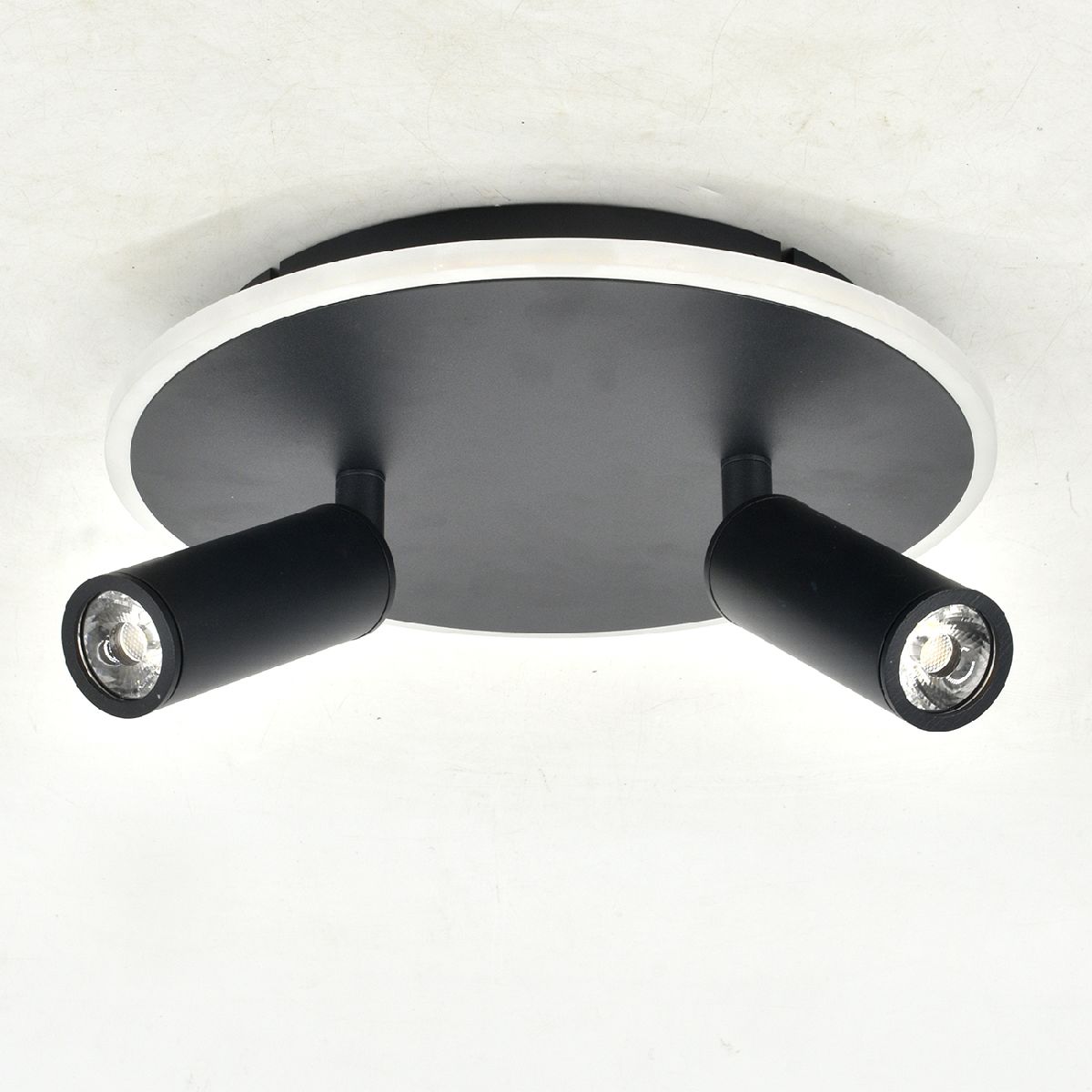 настенно-потолочный светильник escada 20046sma/02led bk