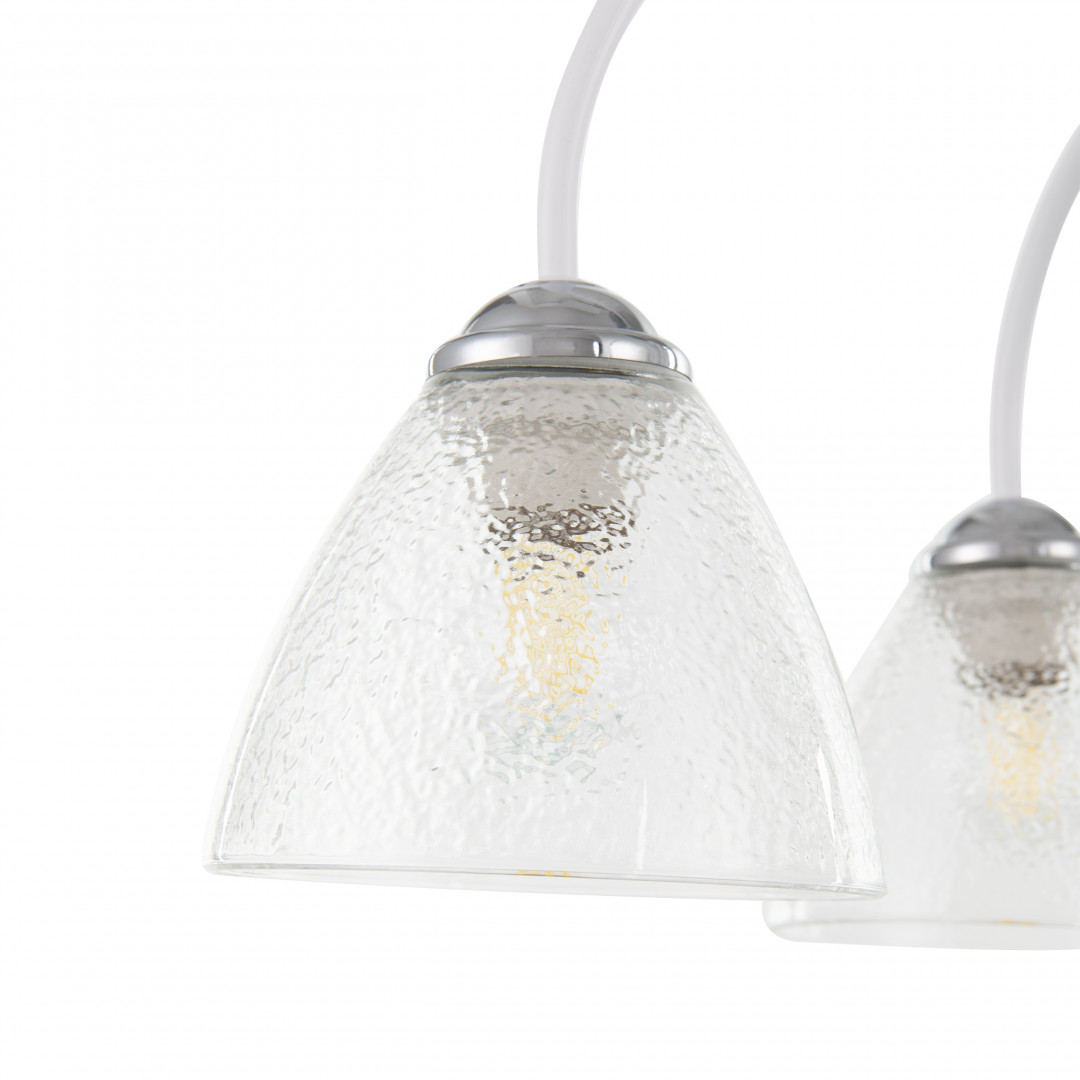 люстра на штанге arte milano napoli 321410/5 cr+wh