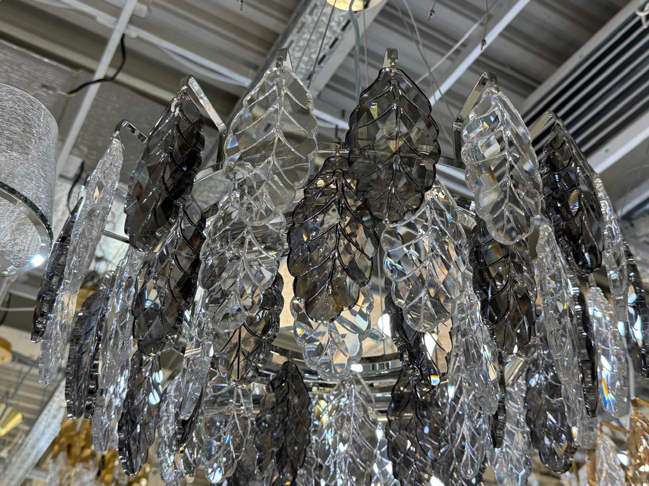 подвесная люстра crystal lux trevi sp6 chrome