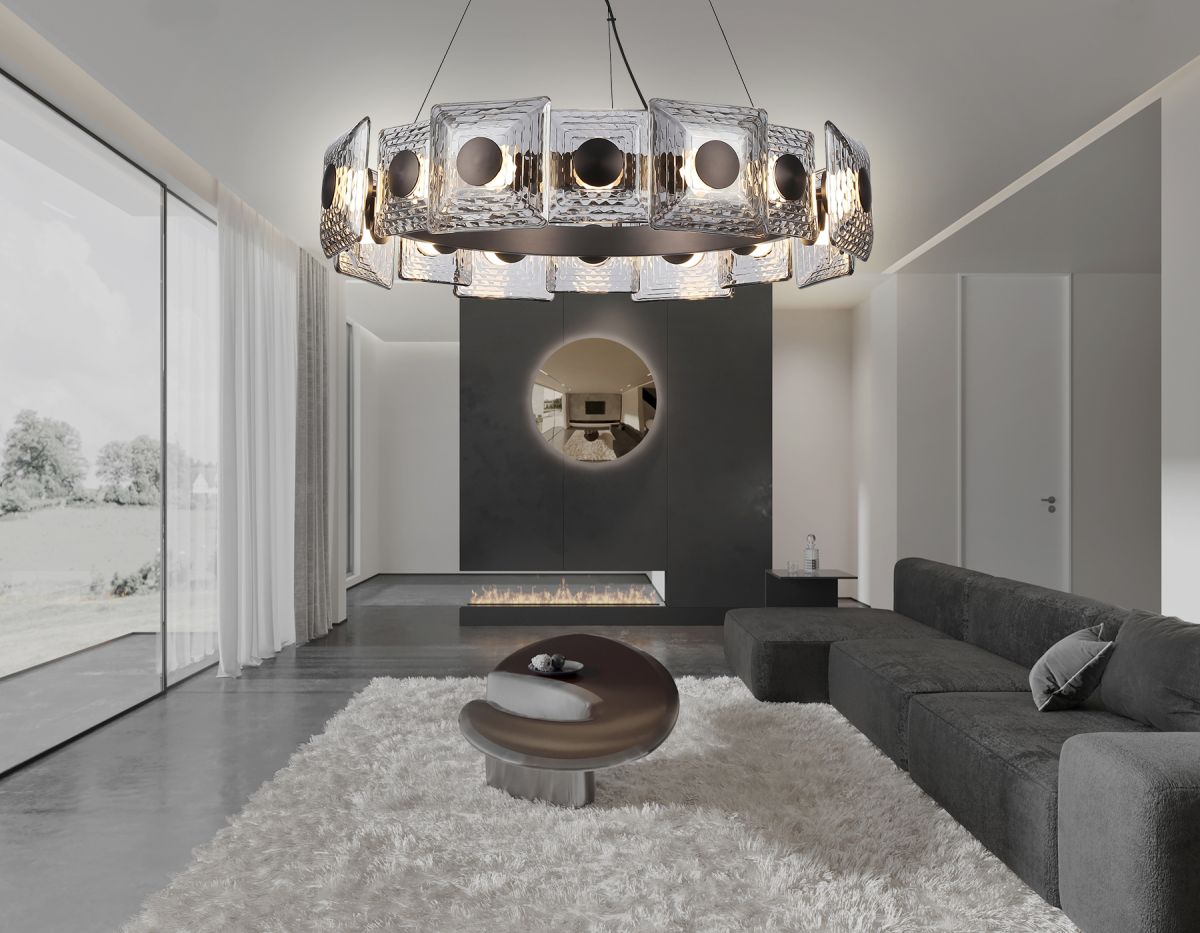 подвесная люстра ambrella light high light crystal lh31030