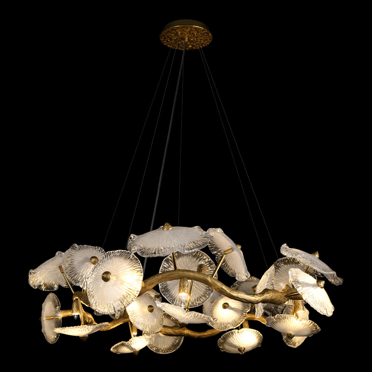 подвесная люстра loft it bloom 10352/1050 ab