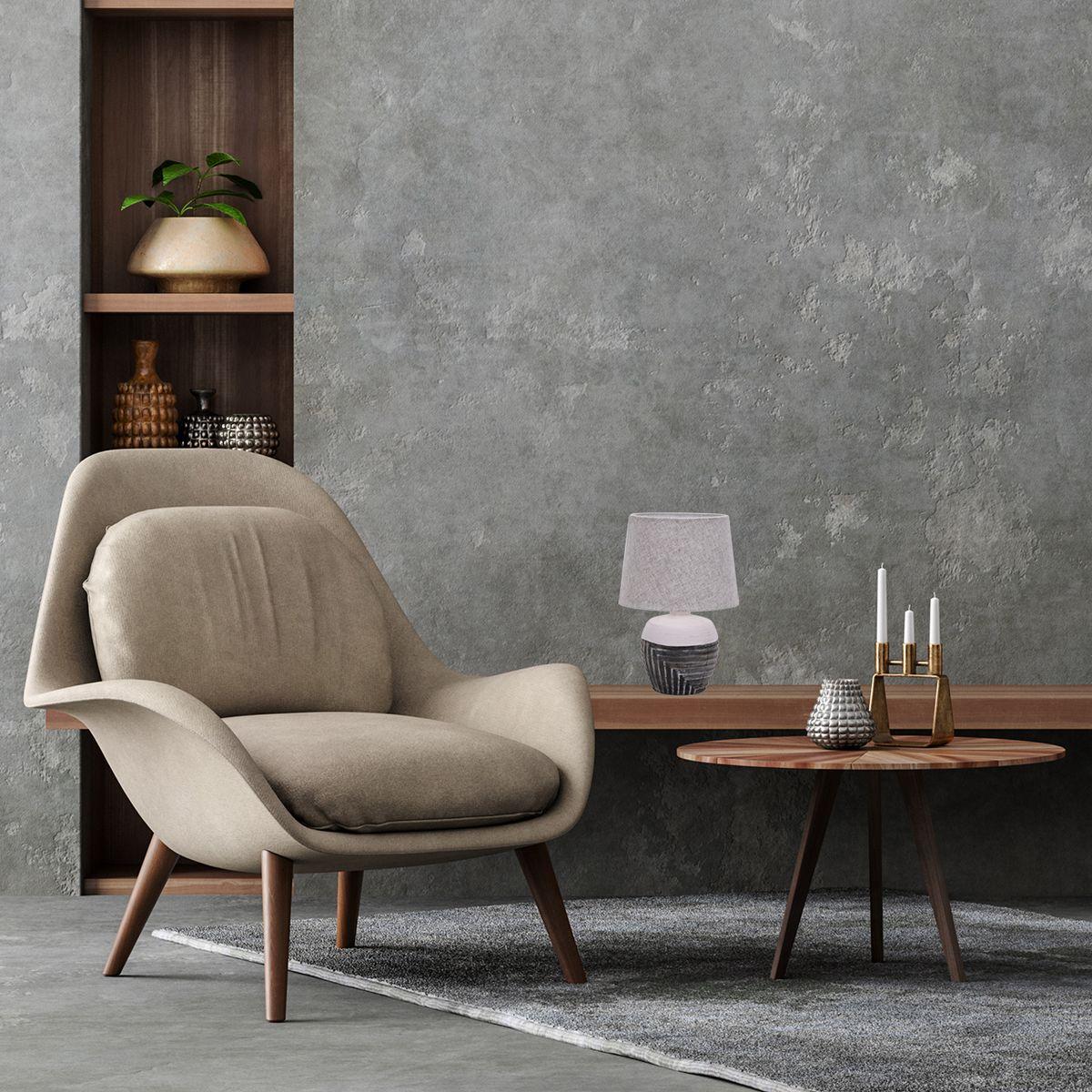 настольная лампа escada eyrena 10173/l grey