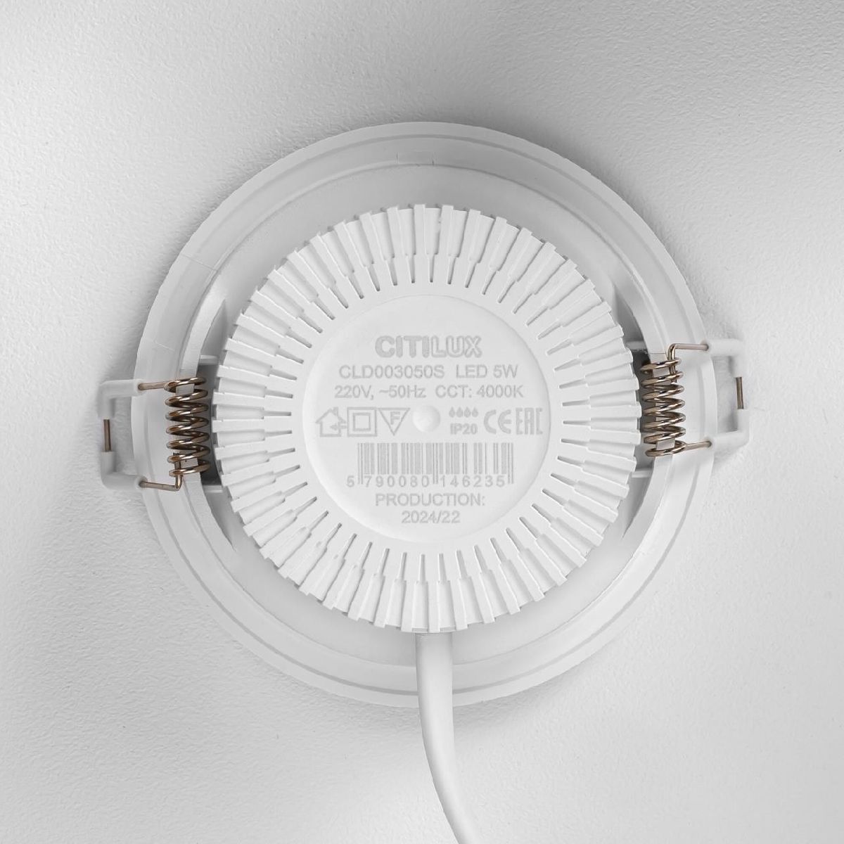 встраиваемый светильник citilux sigma cld00305s