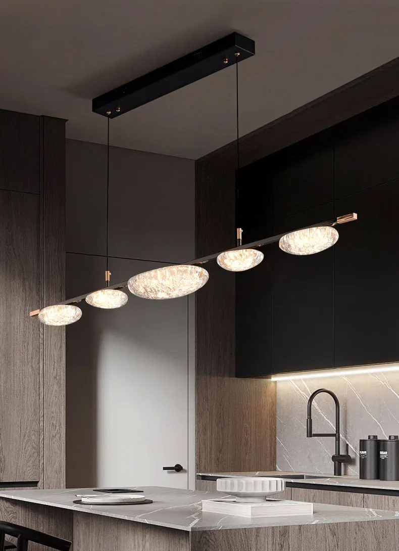 подвесная люстра delight collection mt9125-5hl pearl black