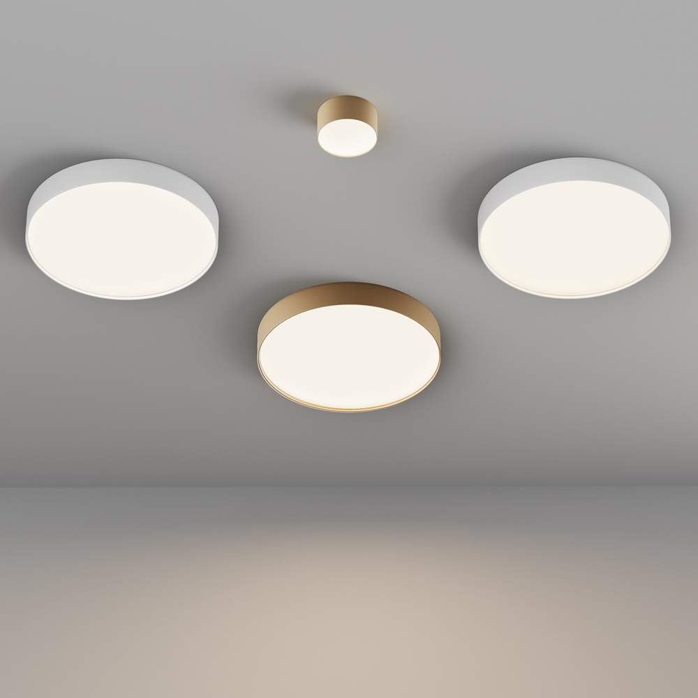 потолочный светильник maytoni technical ceiling & wall zon c032cl-45w4k-rd-w