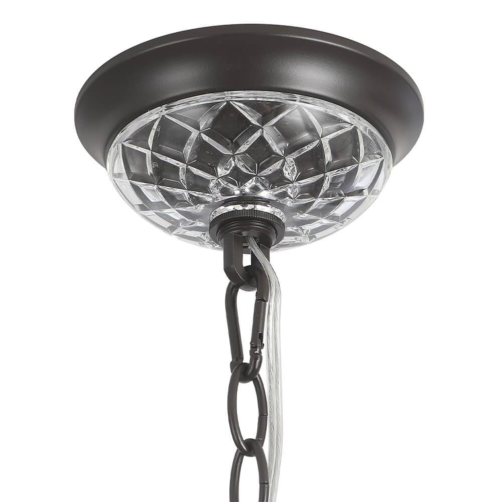 подвесная люстра crystal lux odelis sp6 brown